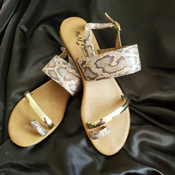 Womens Animal print Sandles - Picture 4 of 11